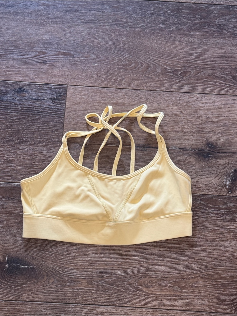 Alala yellow sports bra small